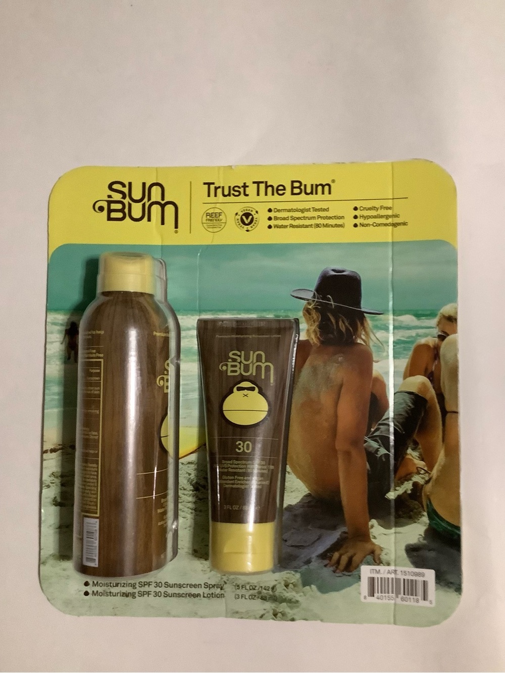 SPF 30 Moisturizing Sunscreen Spray & Lotion - Brown/Yellow